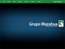 Tablet Screenshot of grupomazahua.com